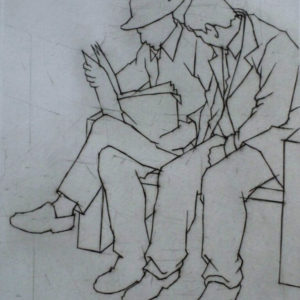 Two People Reading - Ali Yanya