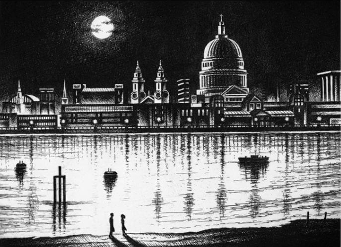 River Thames Moonlight Walk - John Duffin