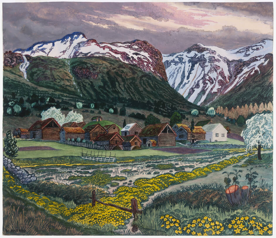 Nikolai Astrup Painting Norway