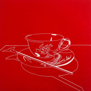 Tea & Tools IV Red Brush - Molly Okell