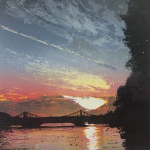 Chelsea Bridge Sunset - Steve Edwards